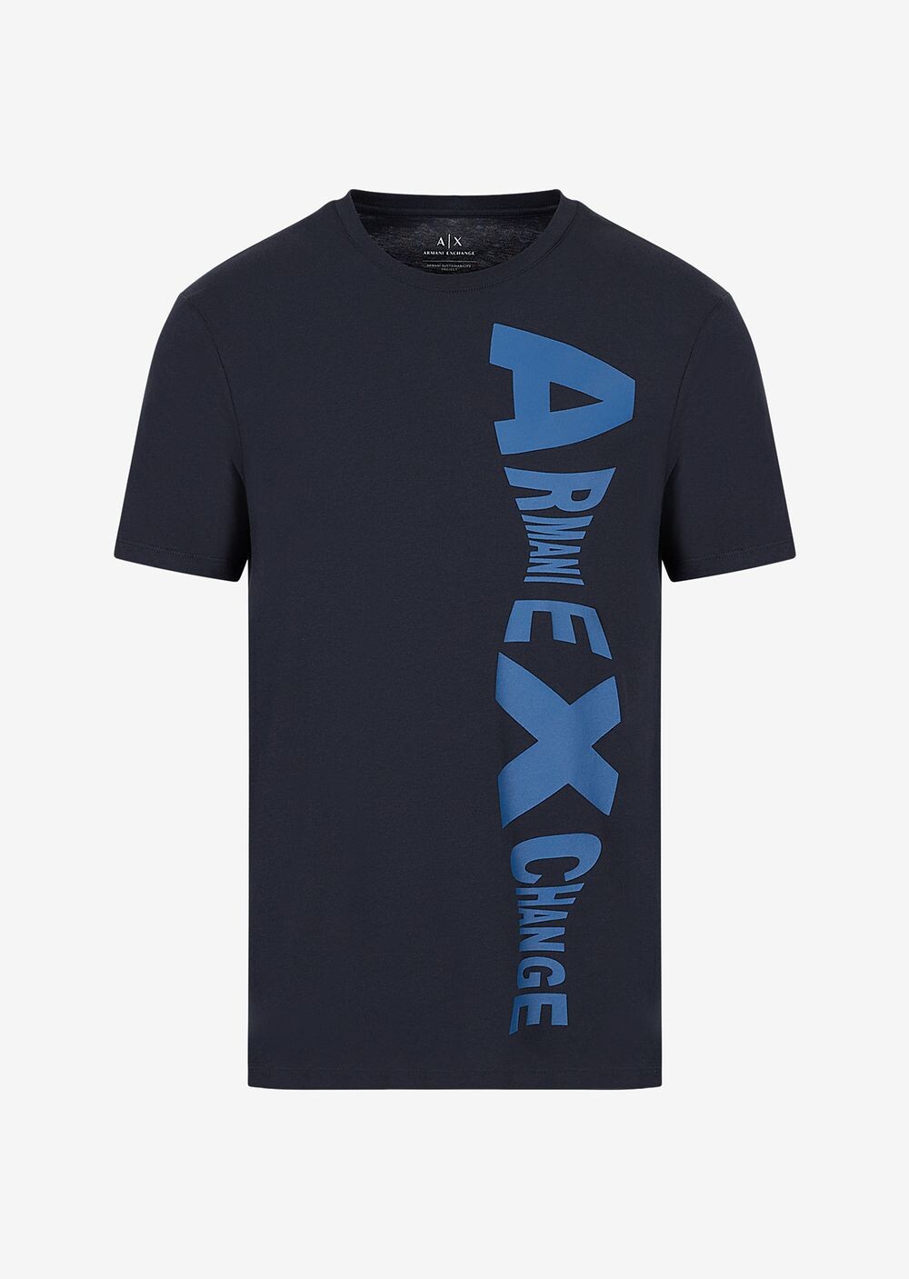 

Футболка стандартного кроя из органического хлопка Armani Exchange, синий