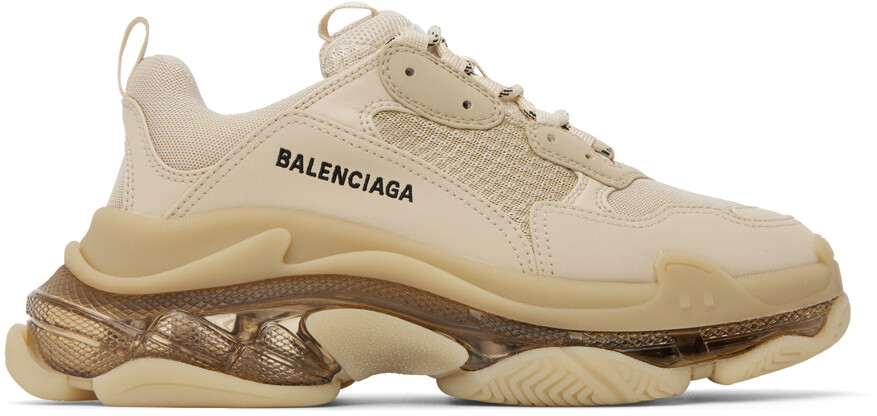 

Серо-коричневые кроссовки Triple S Balenciaga, Коричневый, Серо-коричневые кроссовки Triple S Balenciaga
