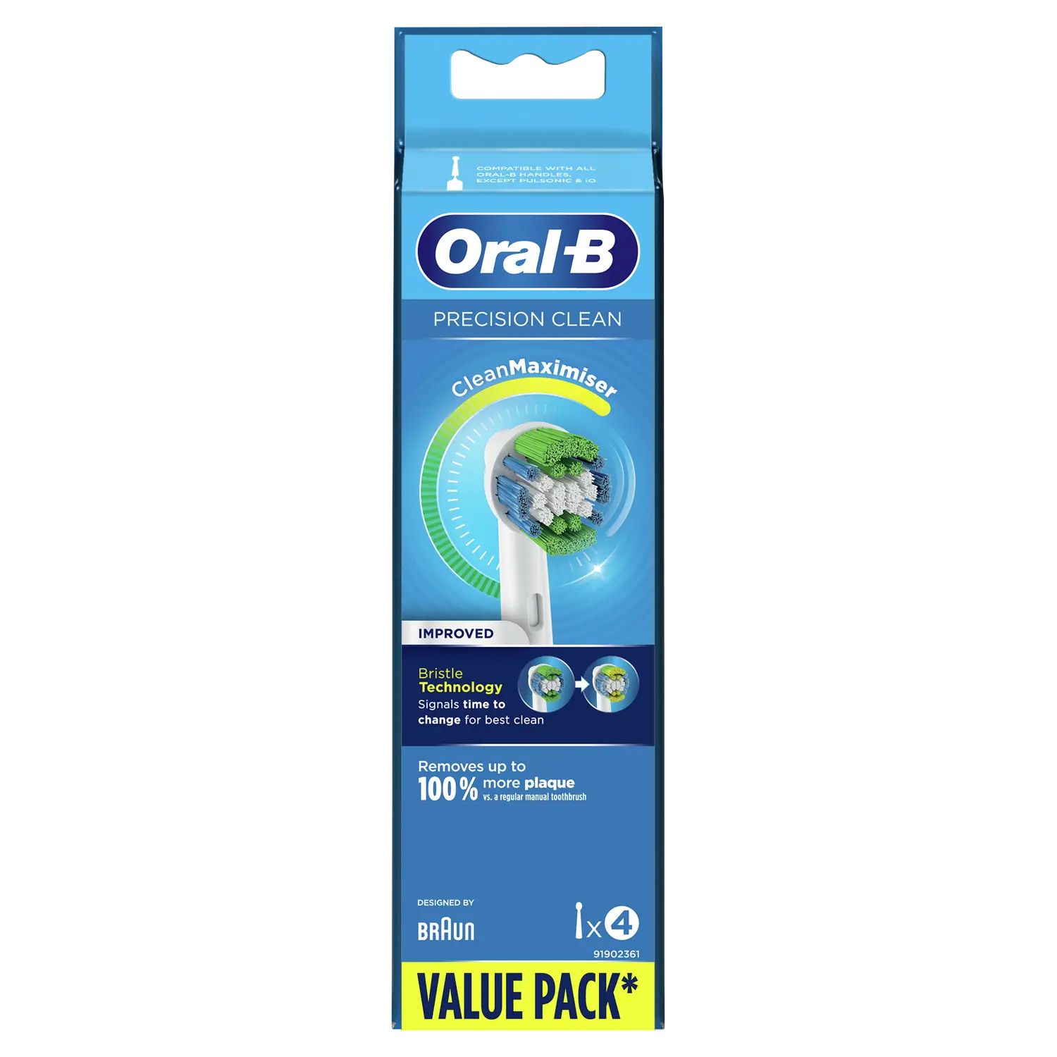 

Oral-B Precision Clean насадки для электрической зубной щетки, 4 шт/1 упаковка