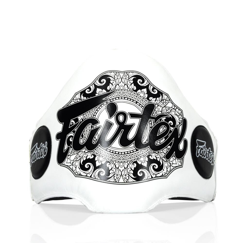 

Пояс тренера защитный Fairtex BPV2 кожаный, белый