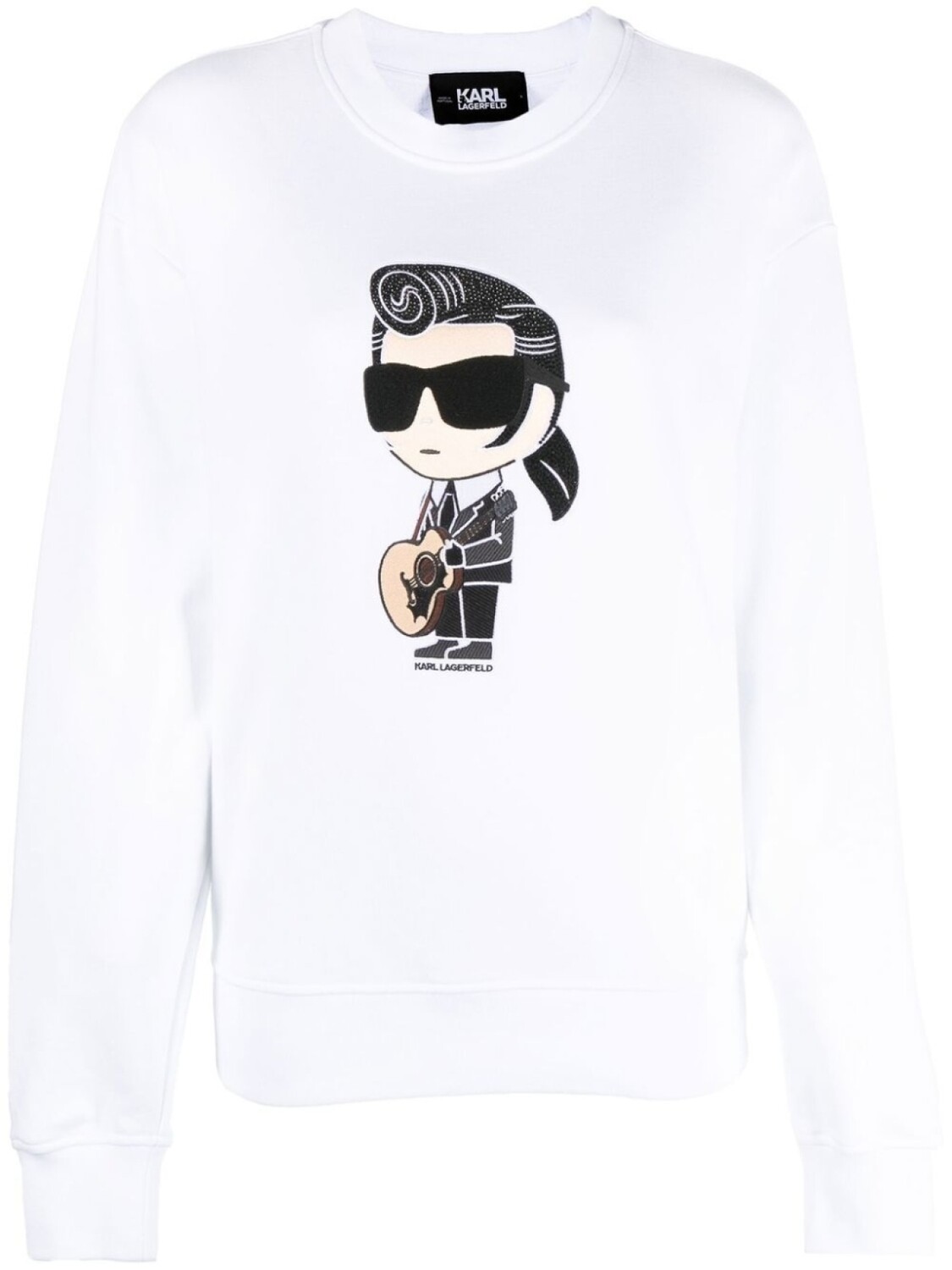 

Karl Lagerfeld толстовка K/Superstars с круглым вырезом, белый