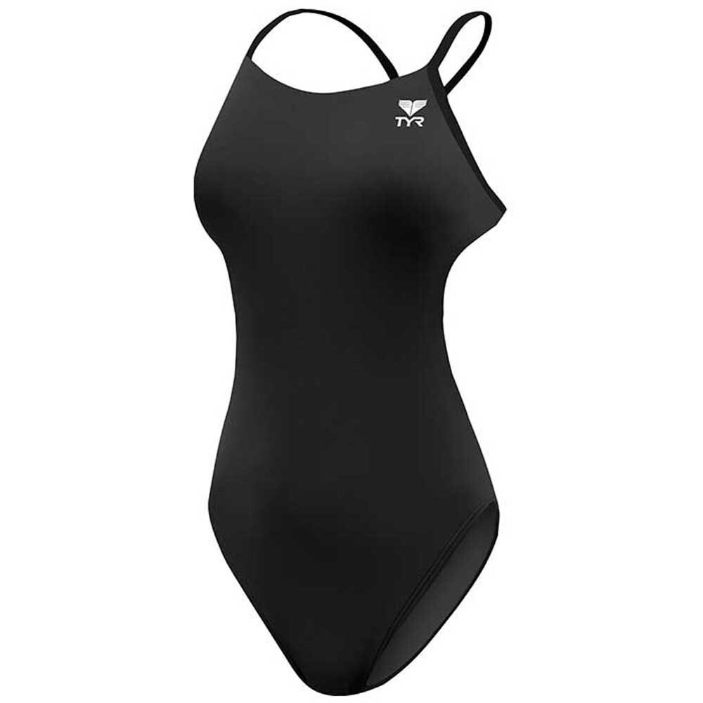 

Купальник TYR Solid Durafast One Cutoutfit, черный