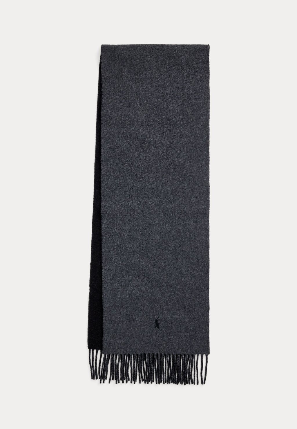 

Шарф FRINGE TRIM WOOL SCARF Ralph Lauren, черный