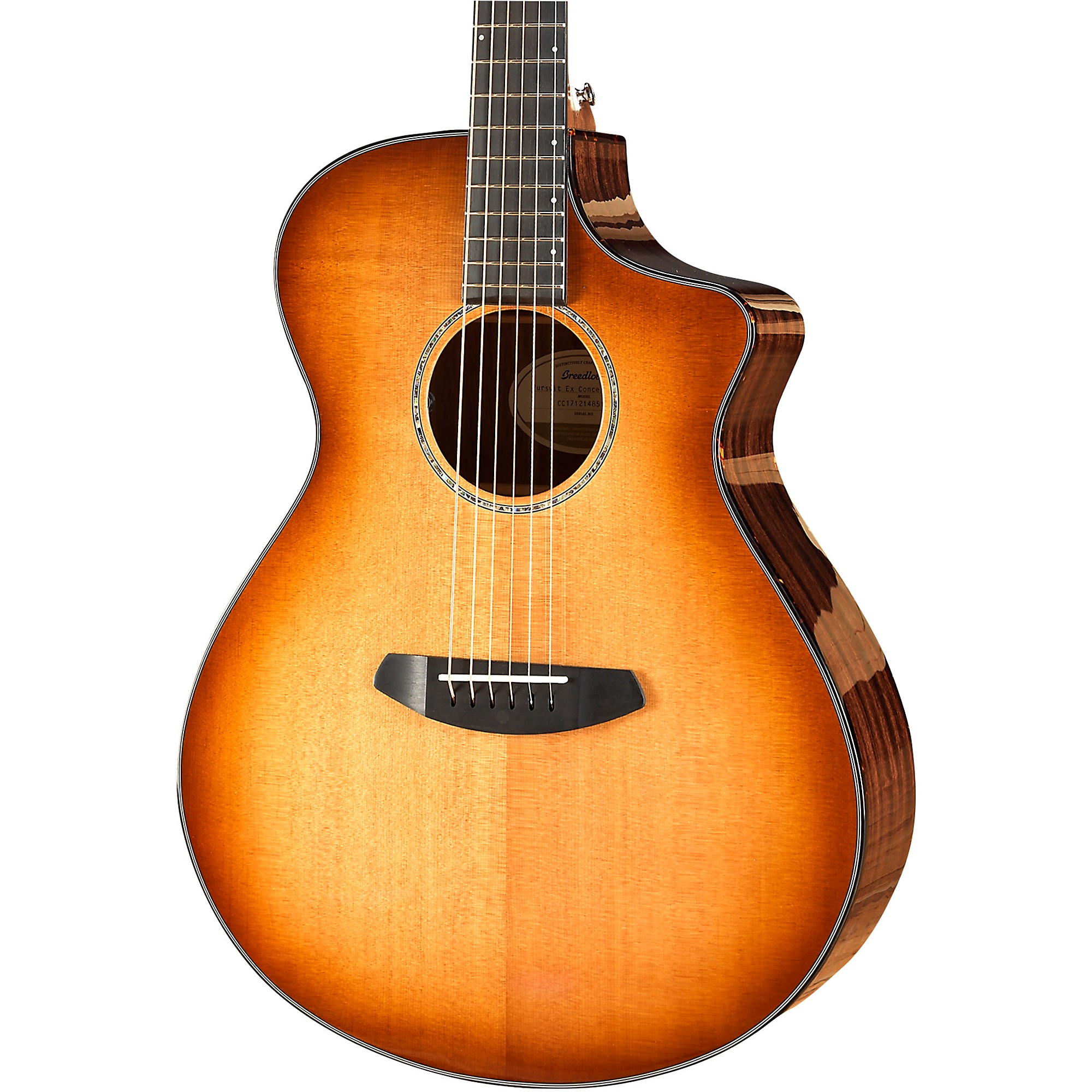 Акустическая электрогитара Breedlove Pursuit Exotic Sitka-Ovangkol Copper Burst