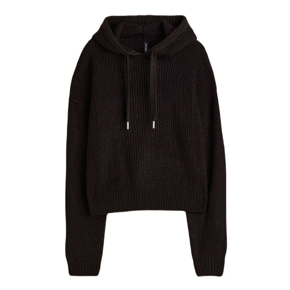 

Худи H&M Knit, черный