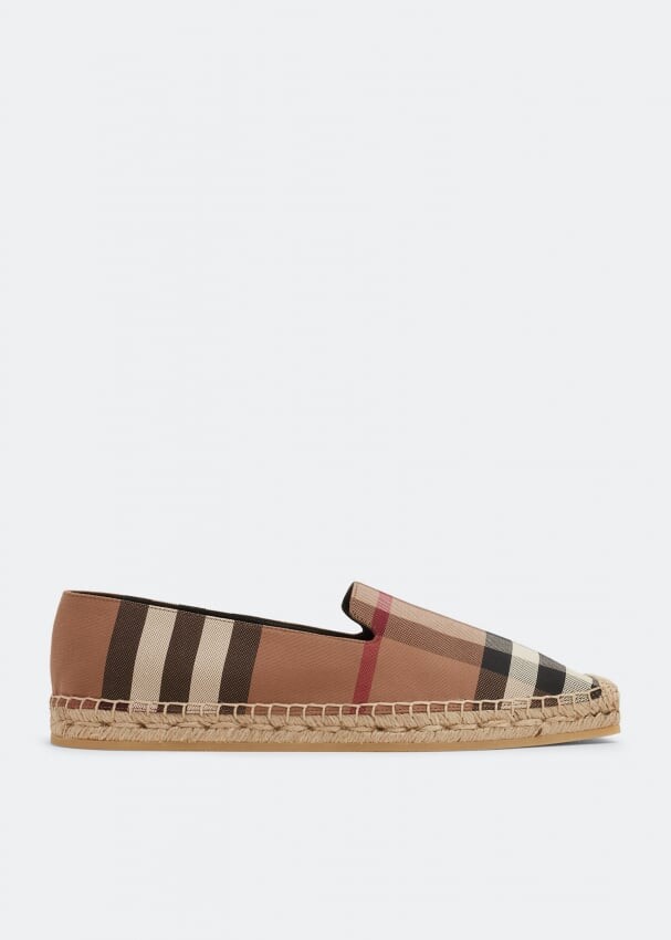 

Эспадрильи BURBERRY Alport espadrilles, принт