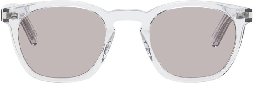 

Серые круглые солнцезащитные очки SL 28 Saint Laurent