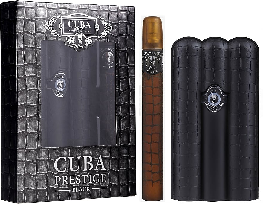 Парфюмерный набор Cuba Prestige Black, 2 предмета - фото