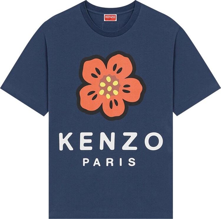 

Футболка Kenzo Seasonal Classic Tee 'Midnight Blue', синий