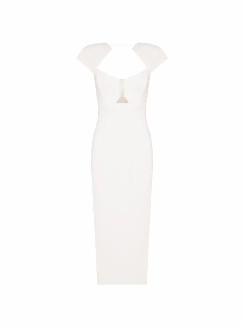

Платье миди с глубоким вырезом Roland Mouret