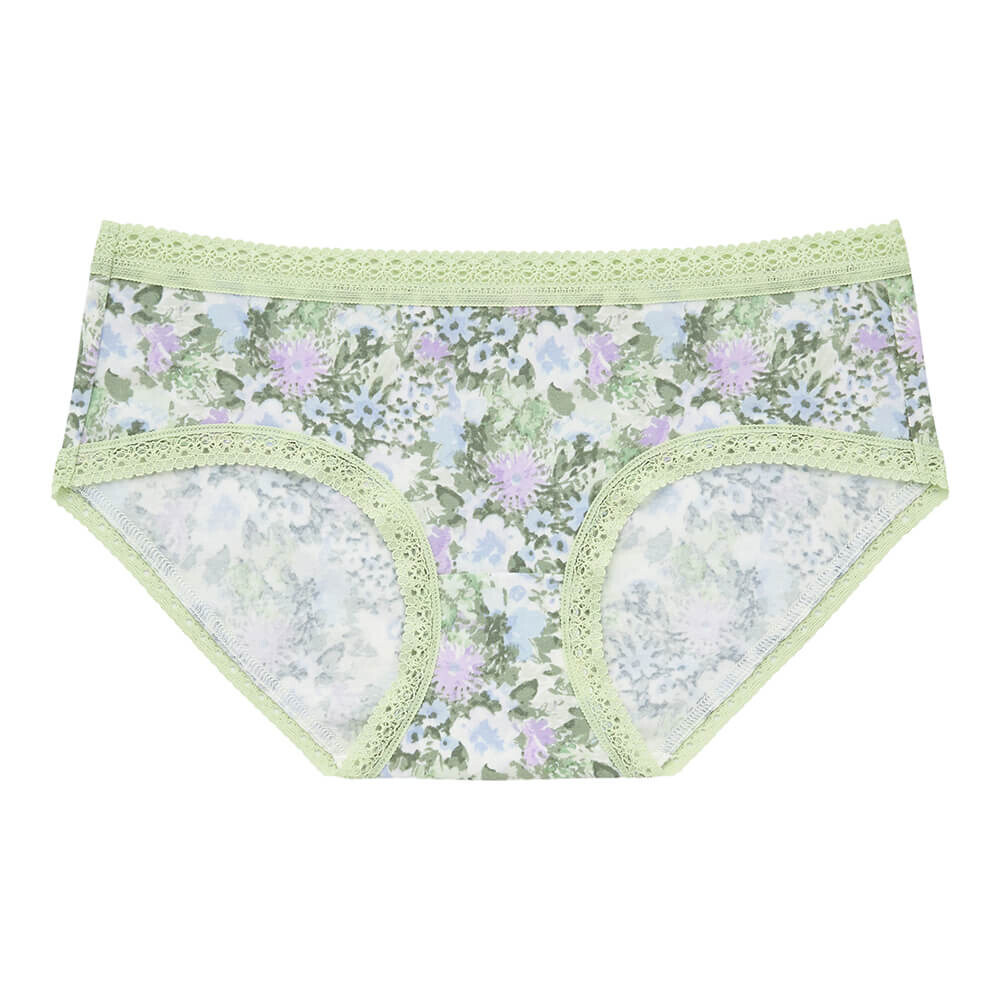 

Трусы Uniqlo Floral Hiphugger, зеленый