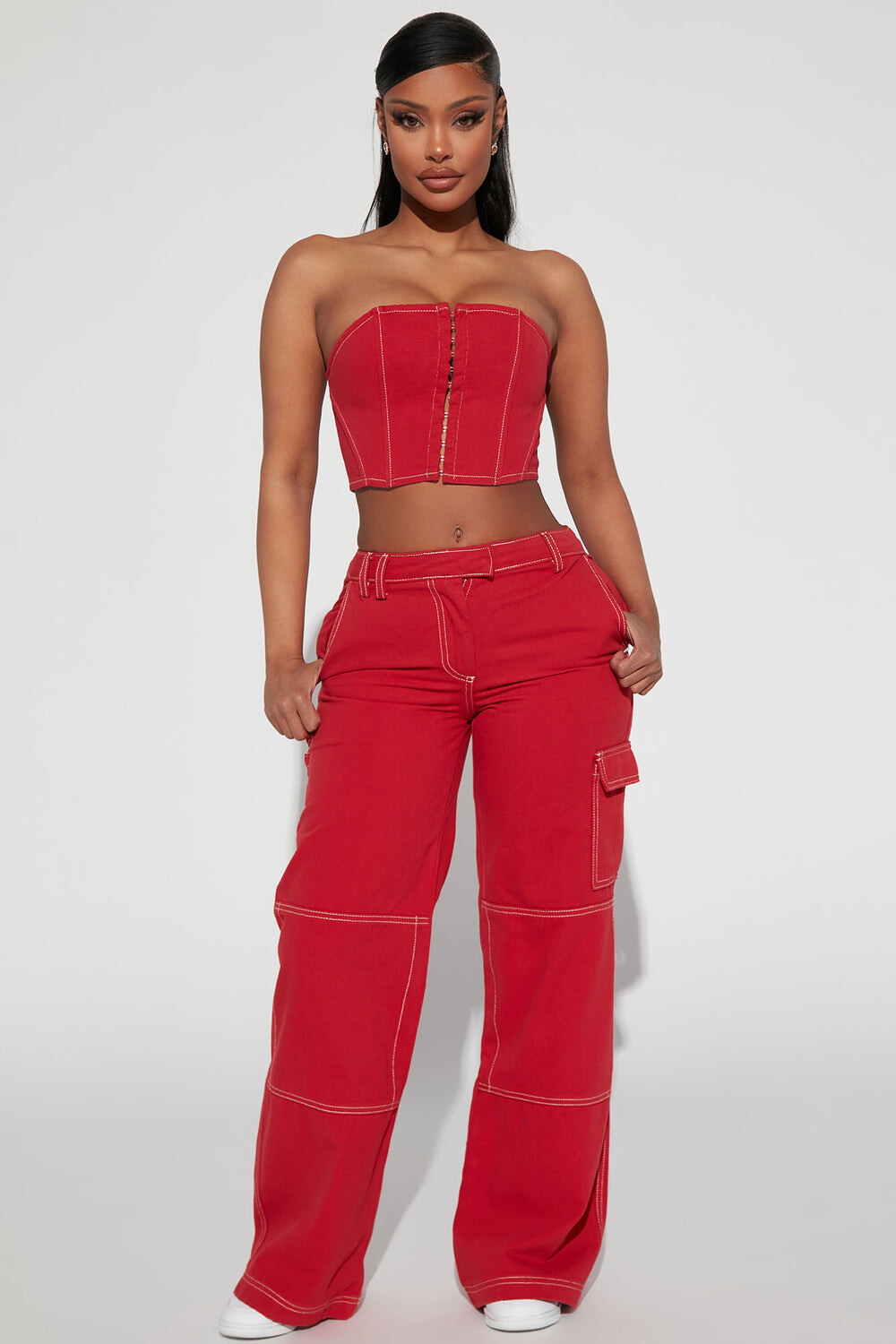 

Брюки Fashion Nova GW22C1398, красный