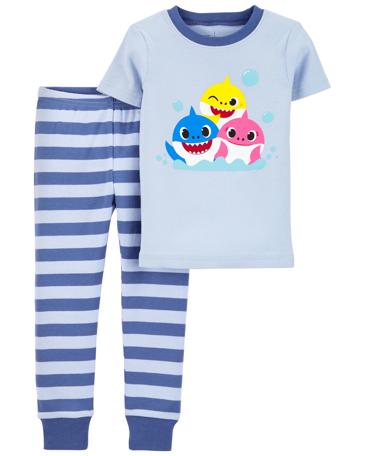 

Хлопковые пижамы для малышей Pinkfong Baby Shark Snug Fit Carter's, синий
