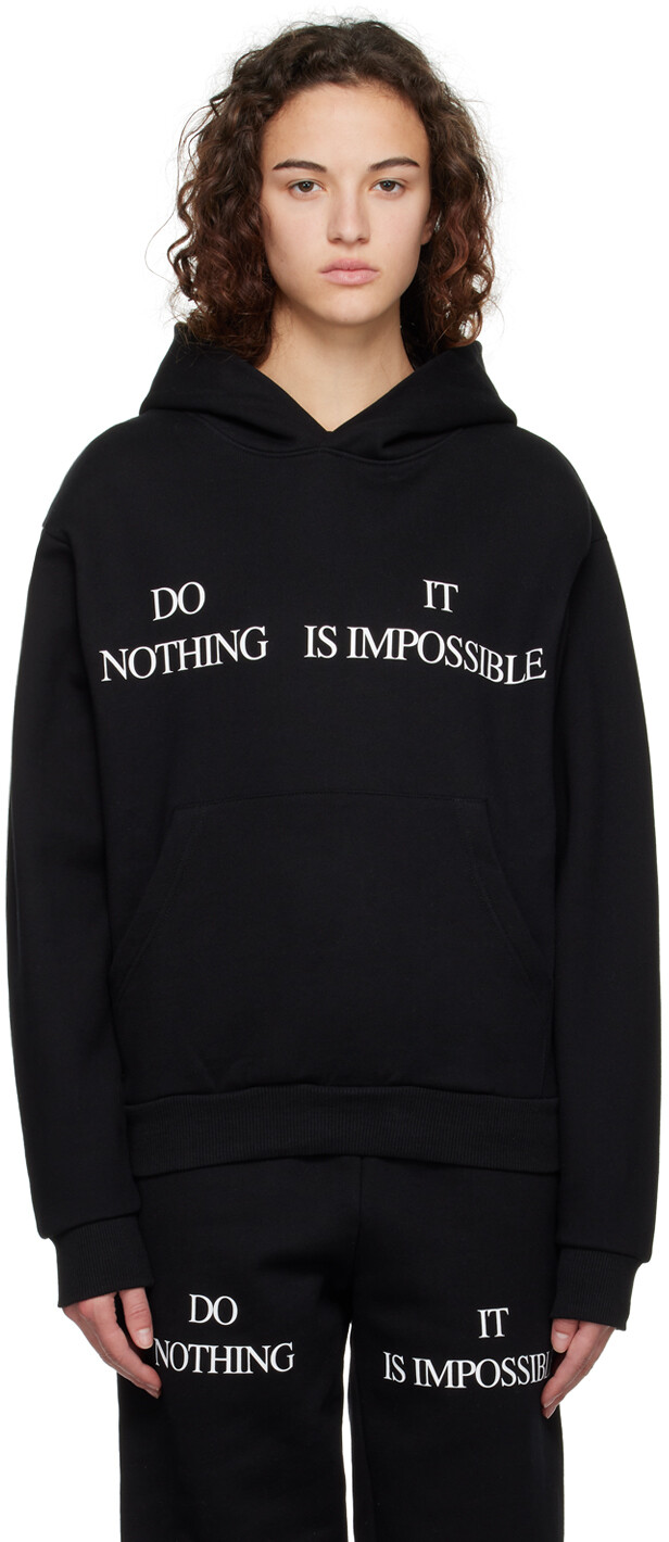 

SSENSE Эксклюзивная черная худи Do It Praying, Черный