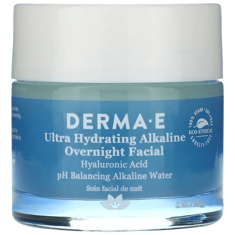

Ультра увлажняющий щелочной ночной гель для лица Derma E, 56 г
