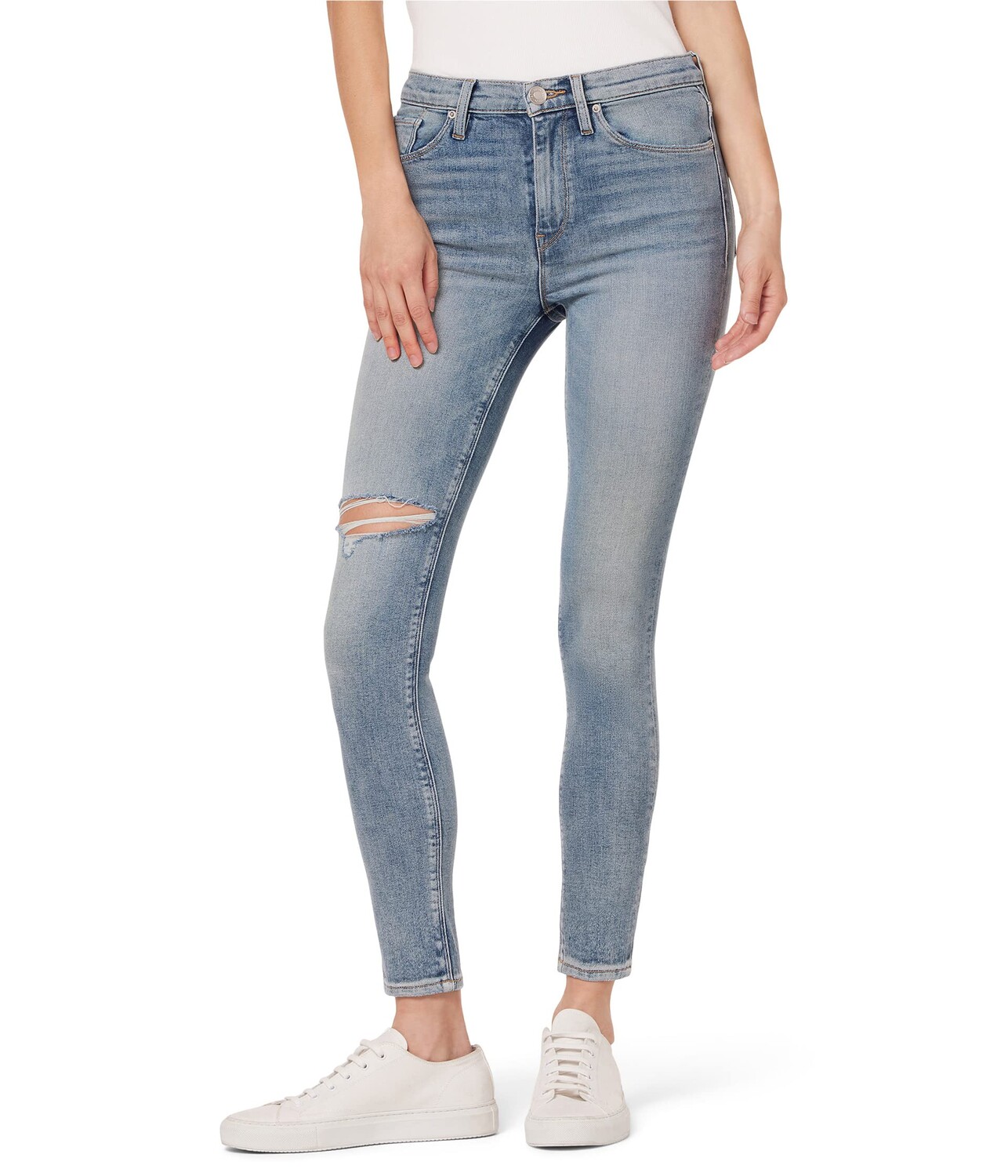 

Джинсы Hudson Jeans, Barbara High-Rise Super Skinny Ankle in Our Love