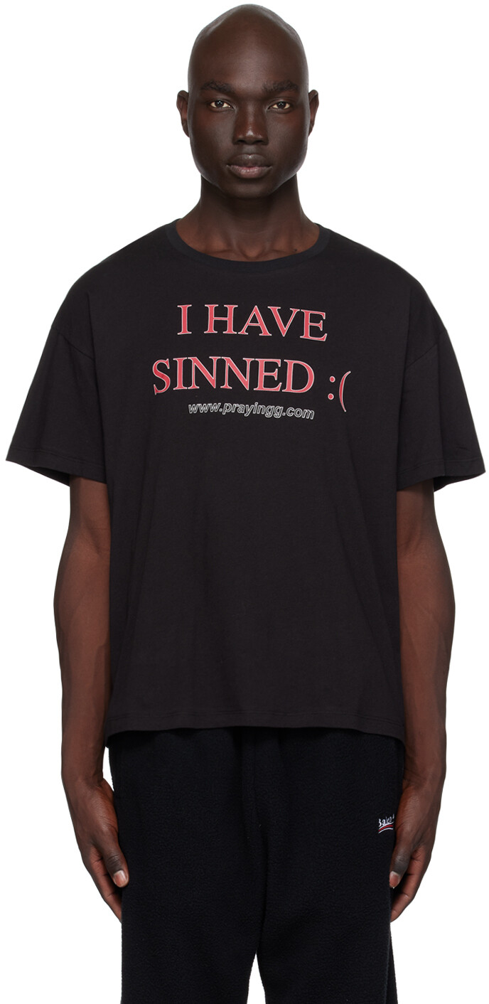 

Футболка Praying Black I Have Sinned