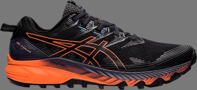 

Кроссовки gel trabuco 10 'black shocking orange' Asics, черный