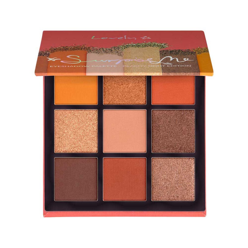 

Lovely Палетка теней для век Surprise Me Eyeshadow Palette в 9 цветах Peachy Sight 6g