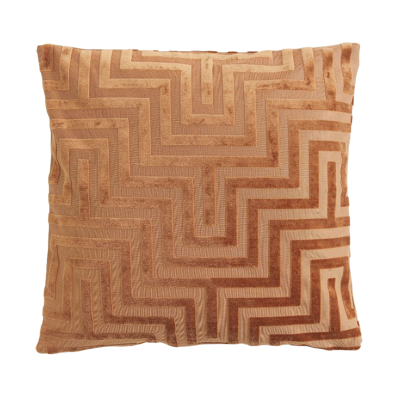 Чехол для декоративной подушки H&M Home Velvet, коричневый