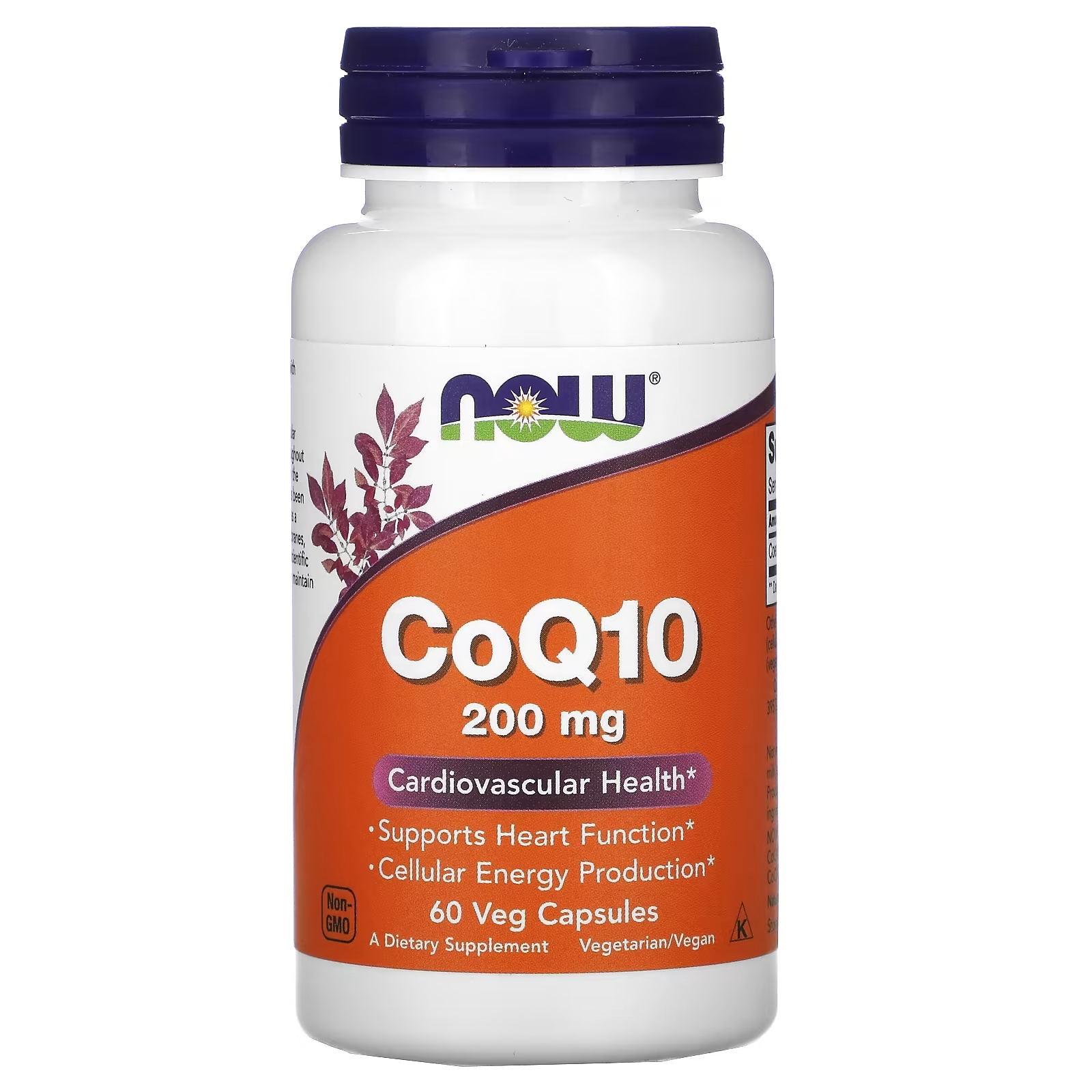 Коэнзим Q10 NOW Foods, 60 капсул now foods коэнзим q10 60 мг 60 мягких таблеток