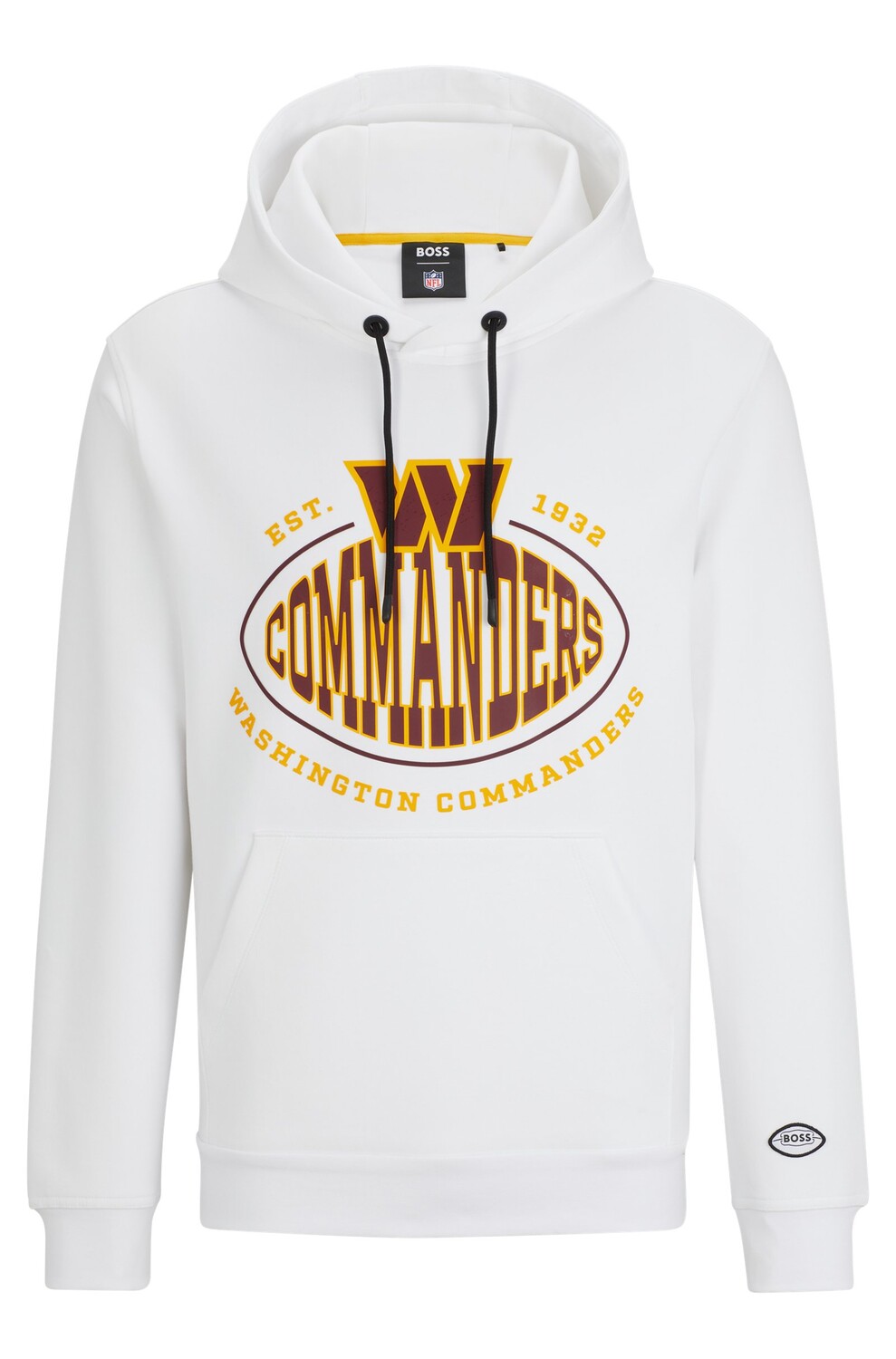 Толстовка Boss X Nfl Cotton-blend With Collaborative Branding, Commanders