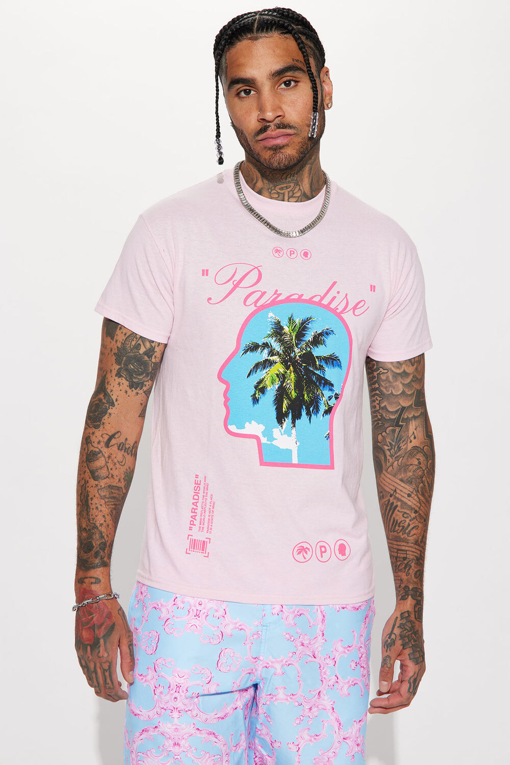 

Футболка Fashion Nova SPDN2206, розовый