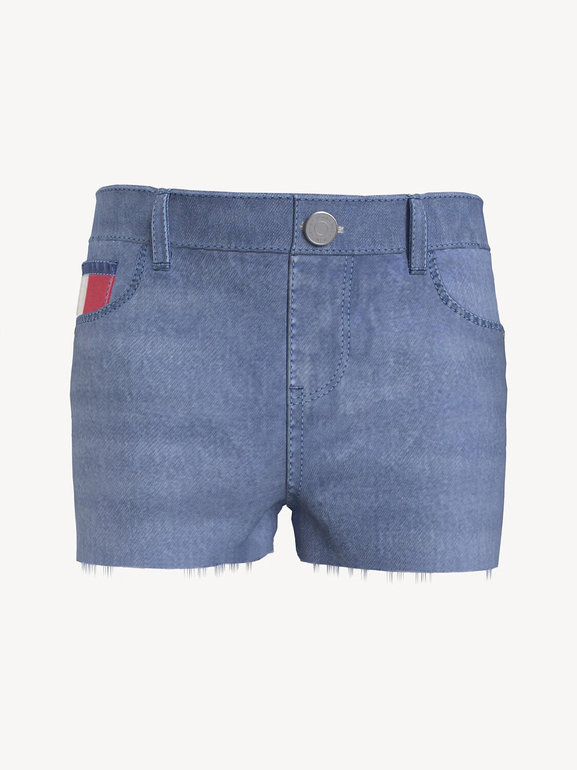 

Детские шорты из денима с потерями Tommy Hilfiger, легкая стирка