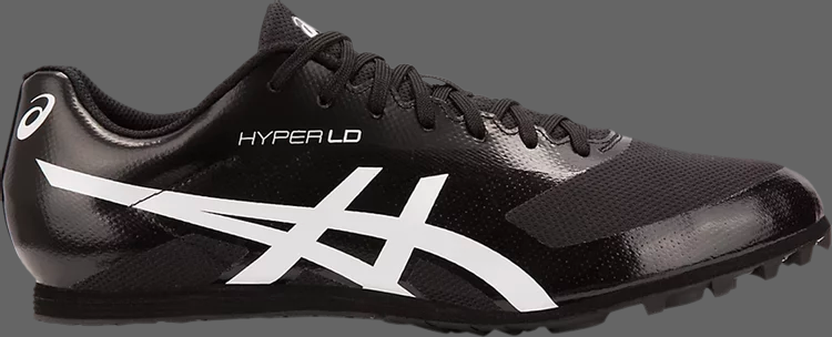 Кроссовки hyper ld 6 'black white' Asics, черный - фото