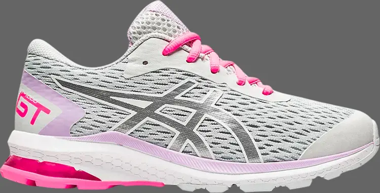 

Кроссовки gt 1000 9 gs 'glacier grey' Asics, серый