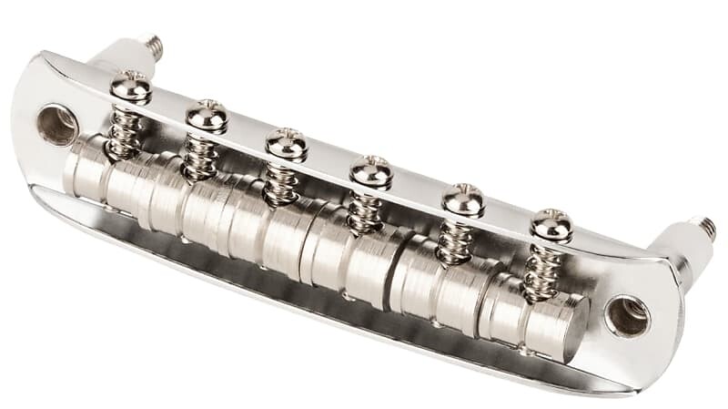 

Подлинный бридж Fender American Pro Jazzmaster/Jaguar 7,25", никель Genuine Fender American Pro Jazzmaster/Jaguar 7.25" Radius Bridge Assembly, Nickel