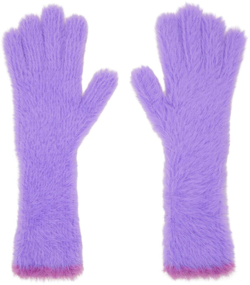 

Фиолетовые перчатки Le Papier 'Les Gants Neve' Jacquemus
