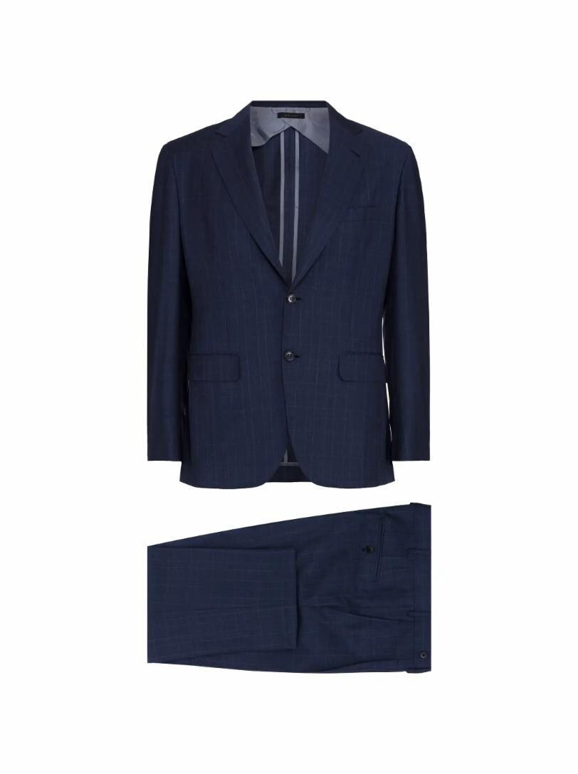 

Шерстяной костюм в клетку Brioni