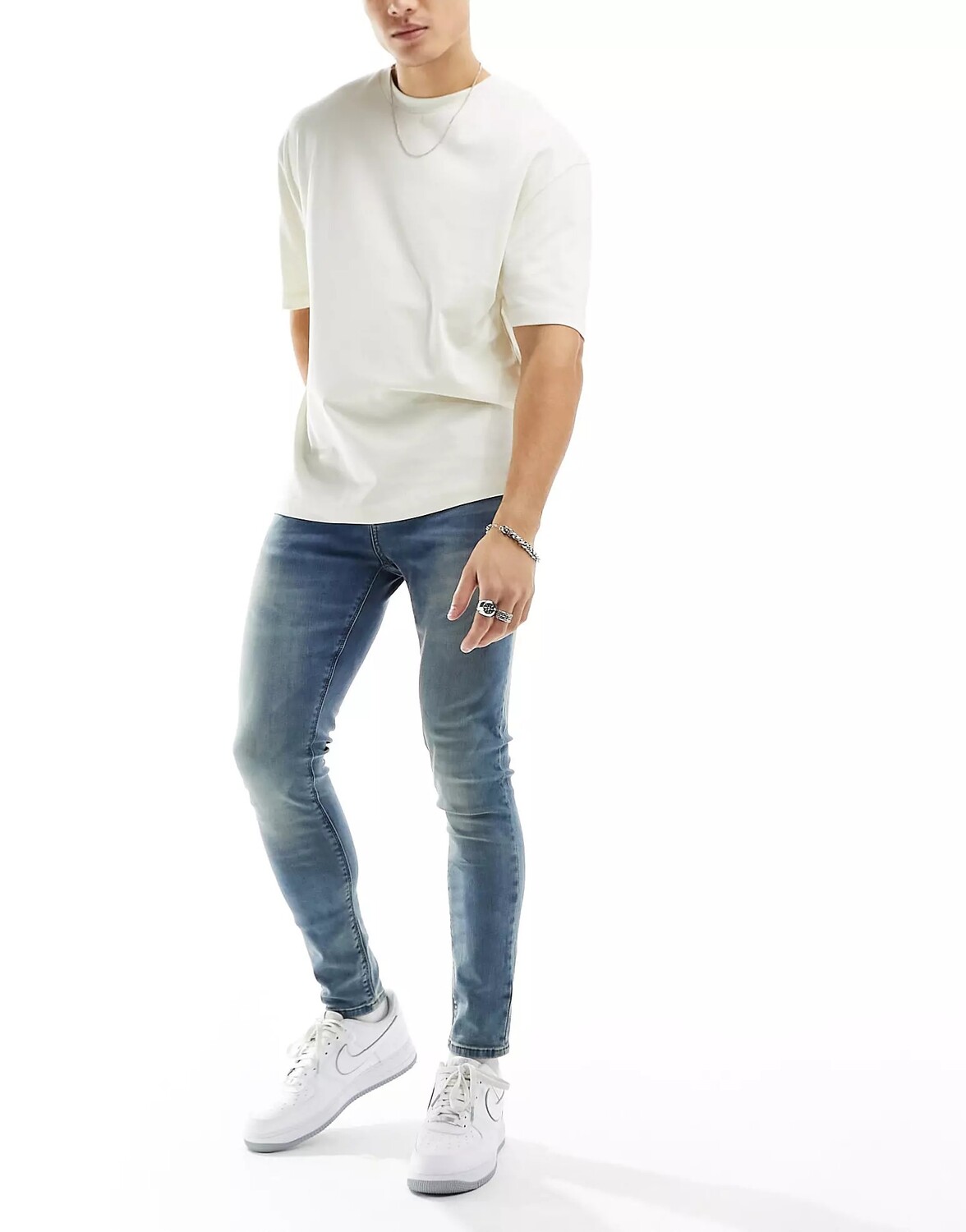 

Джинсы Asos Design Spray On, синий