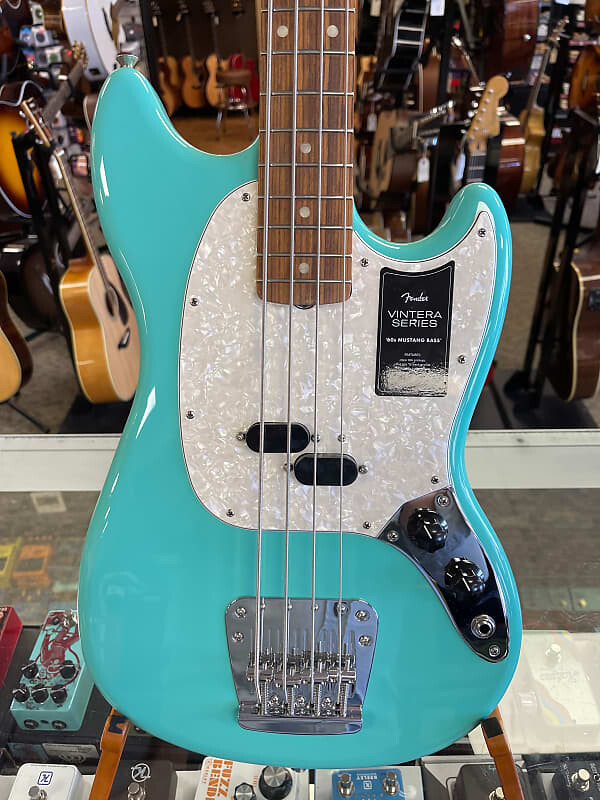 

Fender Vintera Mustang Bass 2022 Seafoam Зеленый