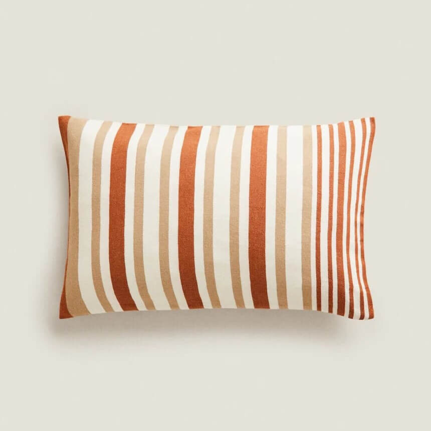 

Чехол на подушку Zara Home Striped, мультиколор