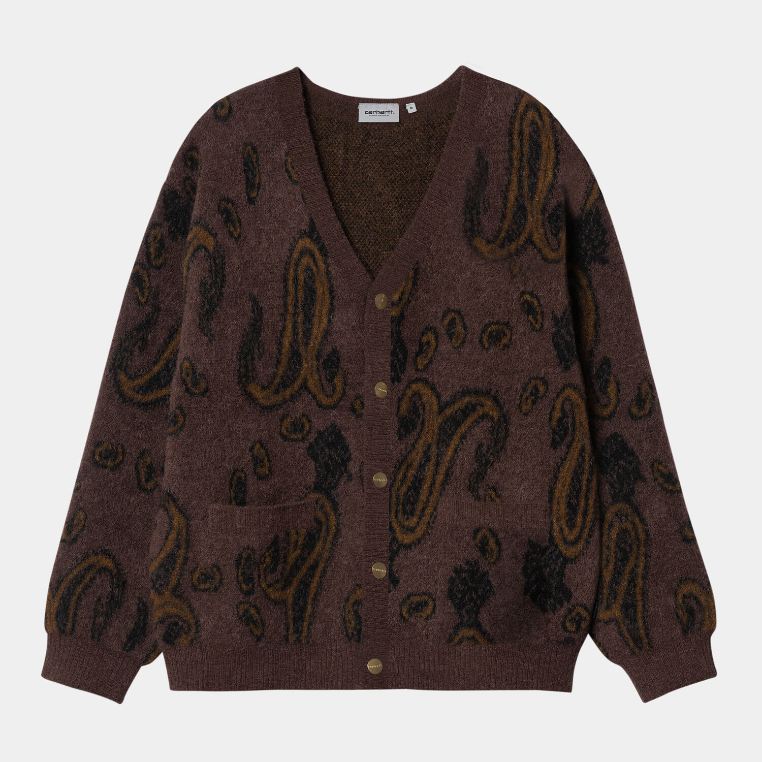 

Кардиган Carhartt Wip Medford Paisley, бордовый, Красный