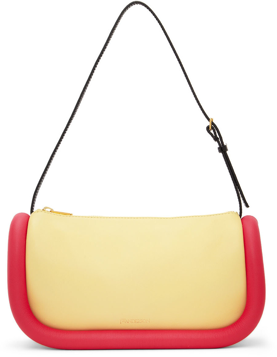 

Желто-красная сумка Baguette 'The Bumper' JW Anderson