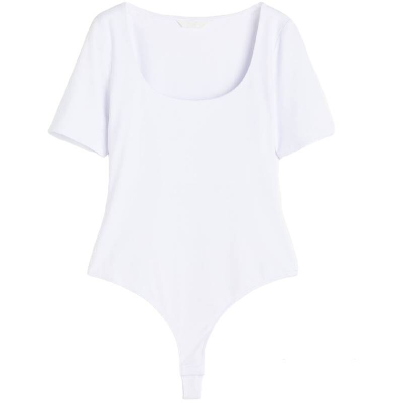 

Боди H&M Short Sleeve Thong, белый