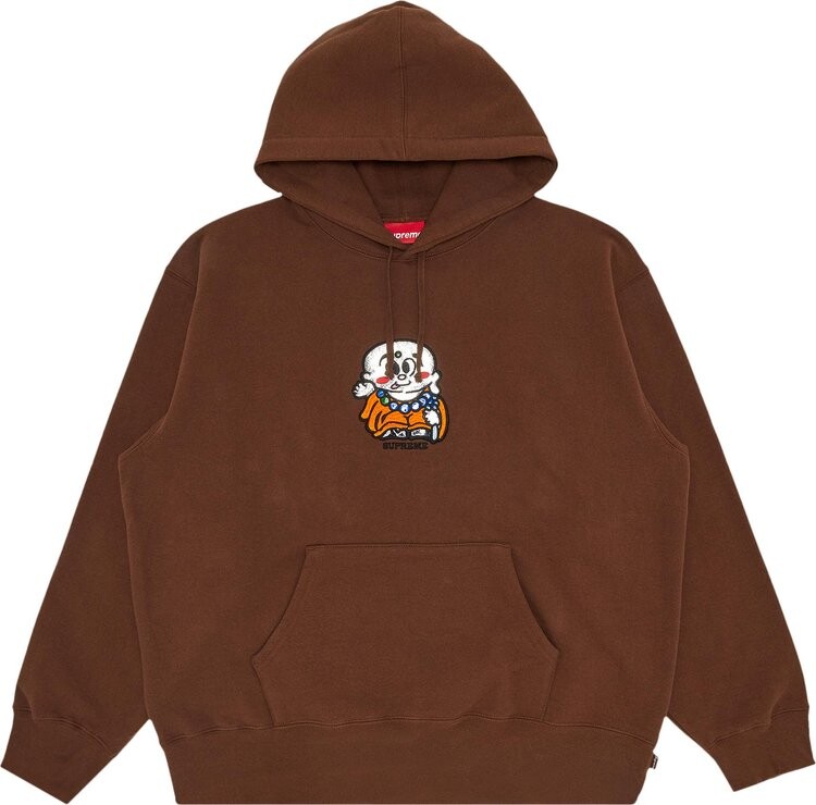 

Толстовка Supreme AOI Buddha Hooded Sweatshirt 'Brown', коричневый