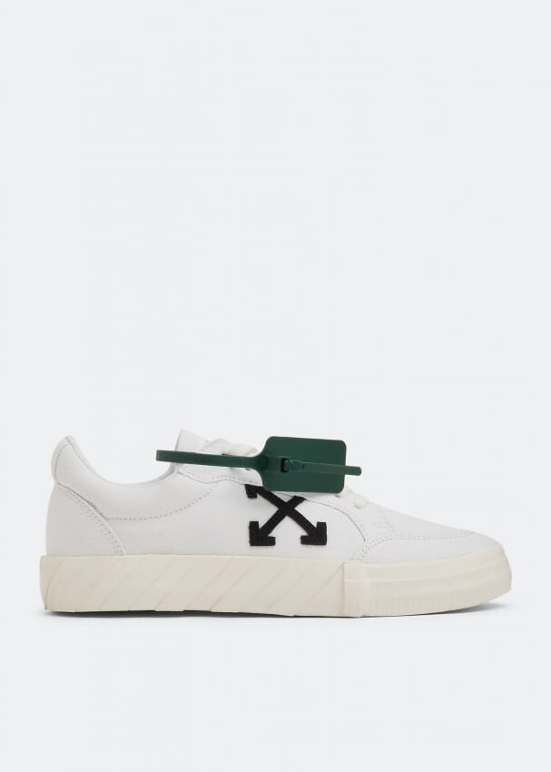 

Кроссовки OFF-WHITE Low Vulcanised sneakers, белый