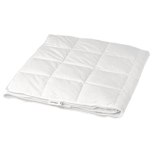 Одеяло легкое Ikea Fjallbracka 150х200, белый одеяло легкое ikea safferot 240x220 белый