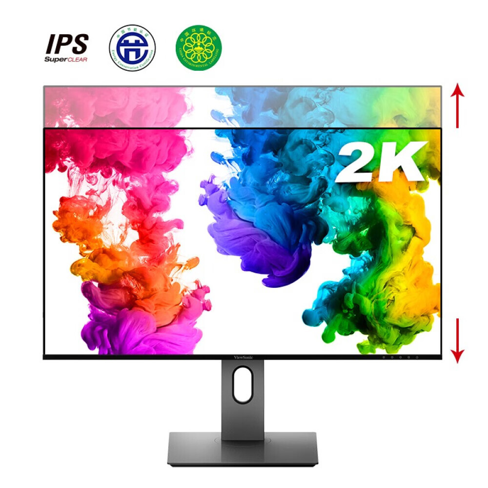 Монитор ViewSonic VX2780 27 IPS 2K с микрорамкой, синий монитор viewsonic 27 ips va2715 h