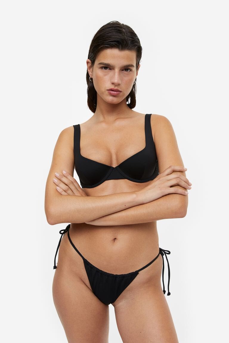 

Плавки бикини с завязками H&M, черный