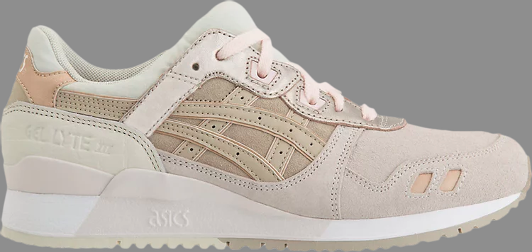 Кроссовки wmns gel lyte 3 'blush' Asics, пломбир - фото