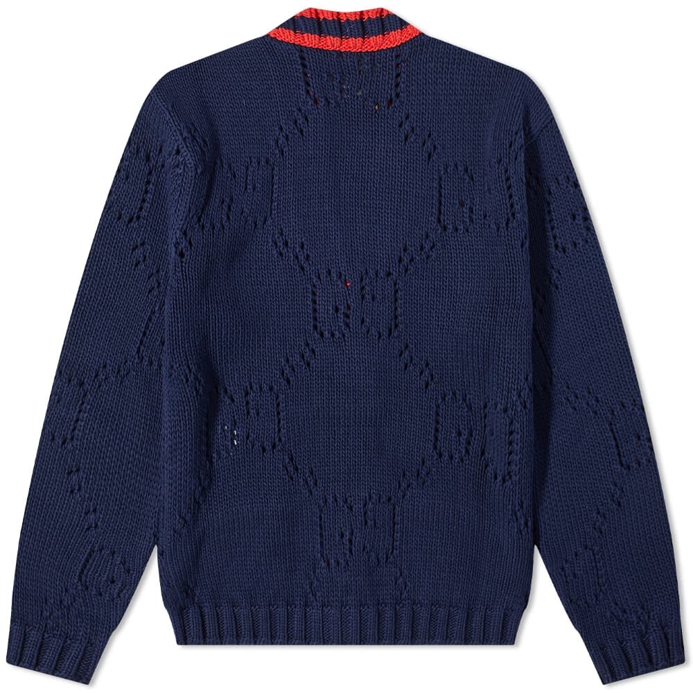 

Джемпер Gucci GRG Placket GG Cardigan, Синий