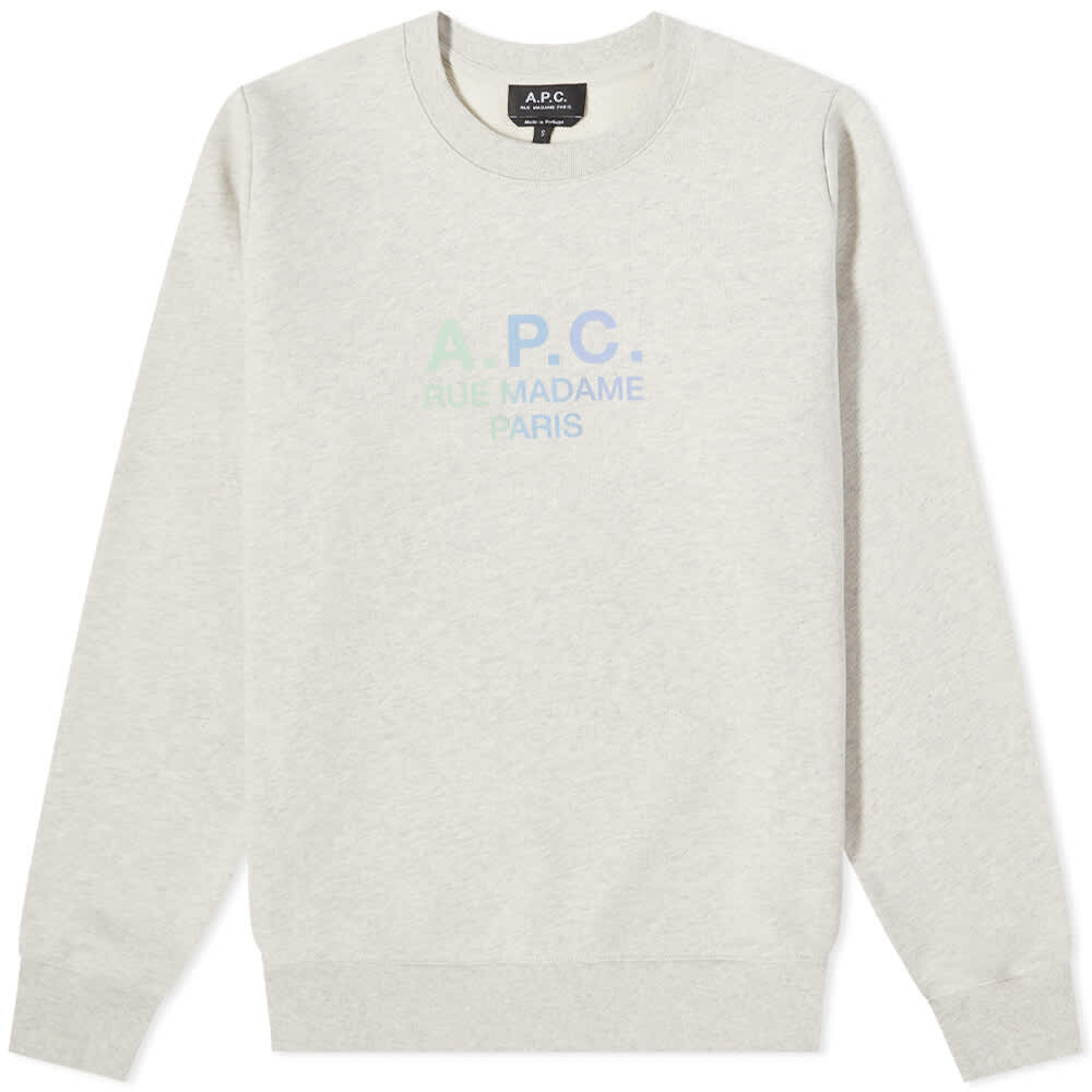 

Толстовка A.P.C. Mathilda Holographic Logo Sweat, Белый