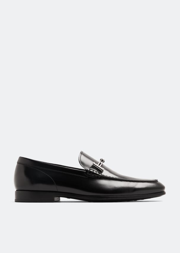 

Лоферы TOD'S Formal leather loafers, черный