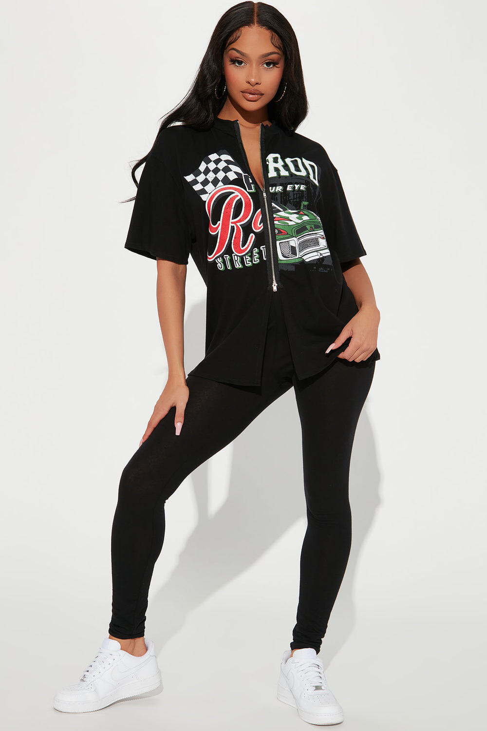 

Леггинсы Fashion Nova TP16194, черный