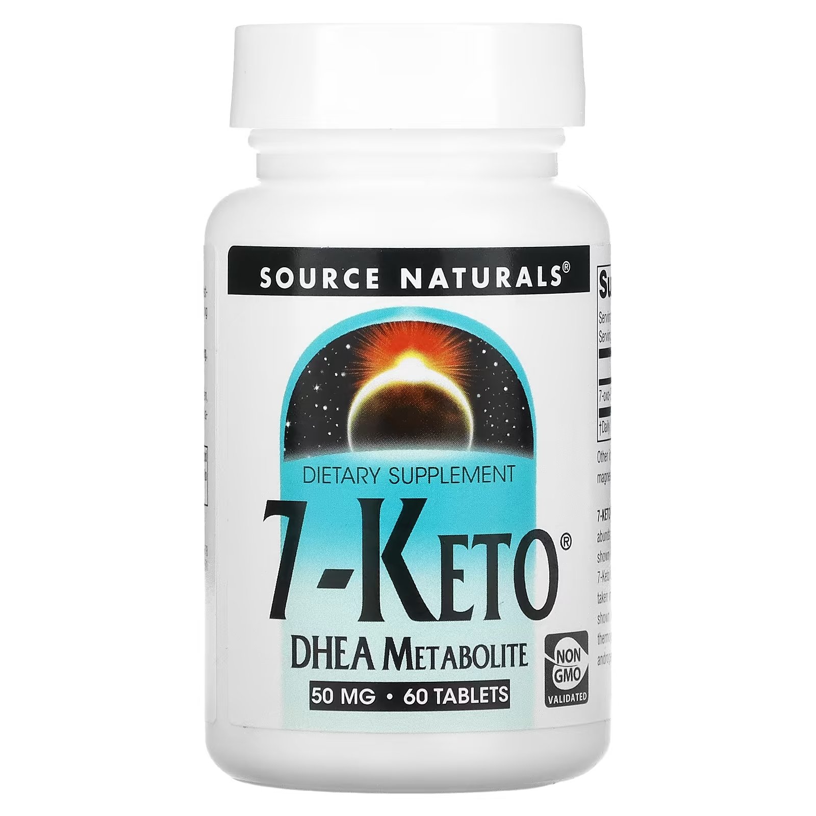 Source Naturals 7-Keto метаболит ДГЭА 50 мг, 60 таблеток - фото